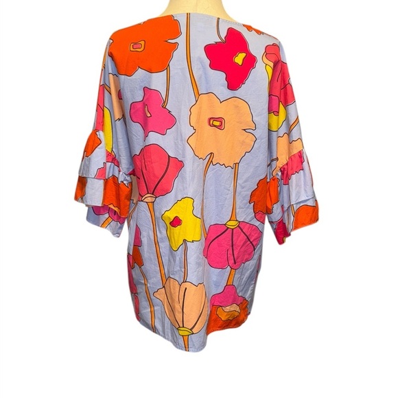 CROSBY by Mollie Burch Floral V-neck Top - Picture 3 of 5